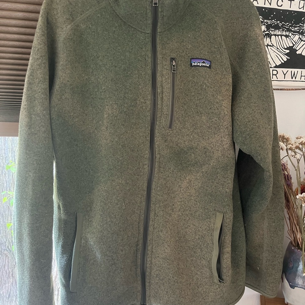 Patagonia Forest Green Zip-Up Jacket